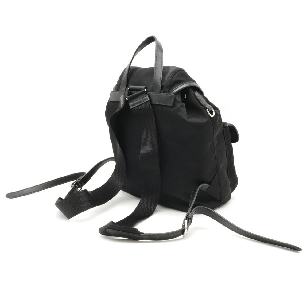 Prada Backpack Rucksack Daypack Nylon Black Silver - Picture 2 of 6